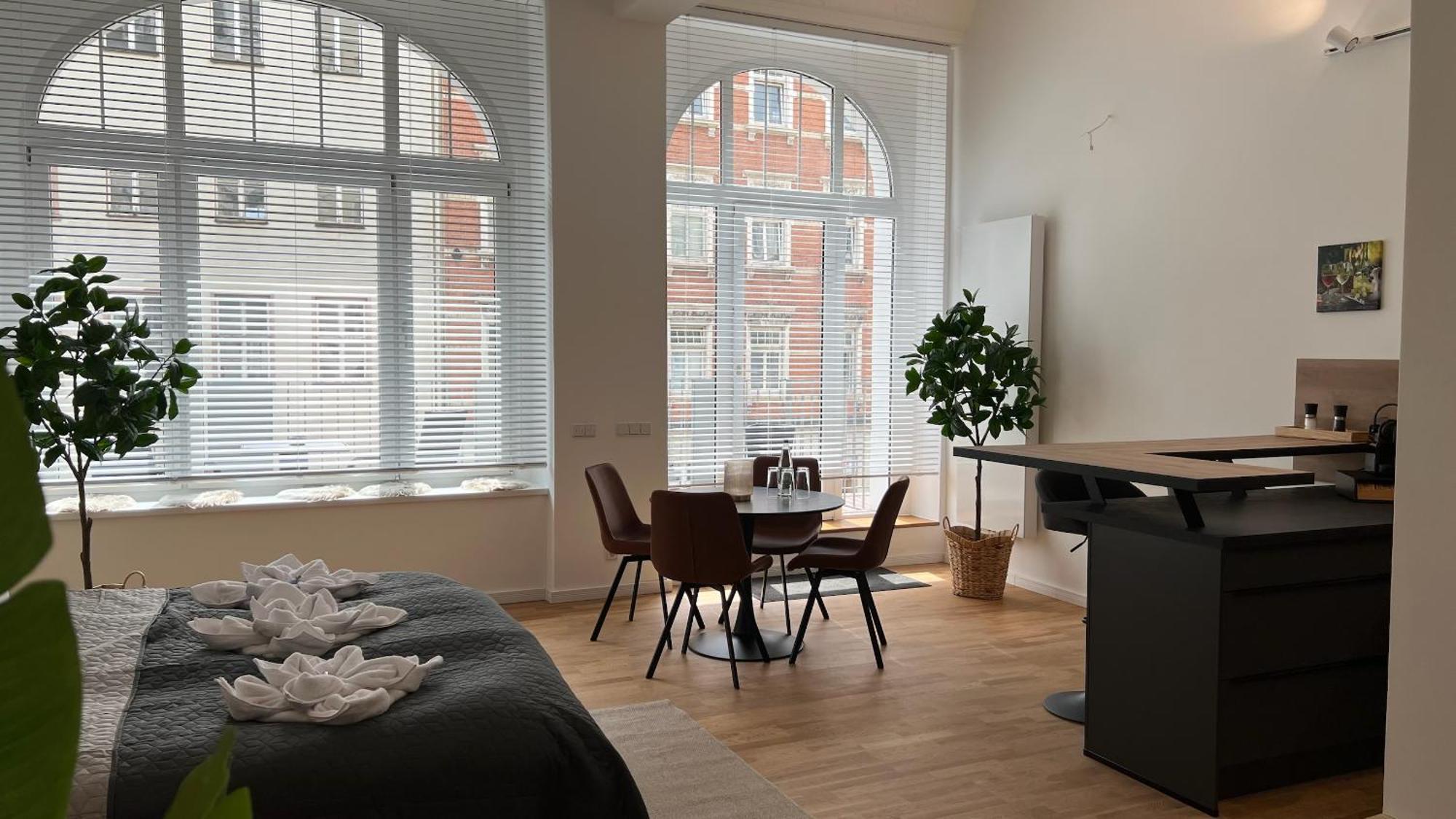 Neu! City-Loft-Apartment Im Goethe Palais I 5P I Lift I Parkplatz I Zentrum I Helios Aue  Zewnętrze zdjęcie